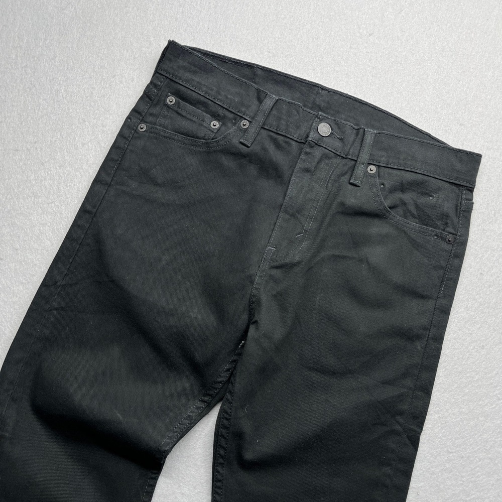 Levi's 510 Skinny Fit Jeans Black 30x30 Mens Streetwear Denim